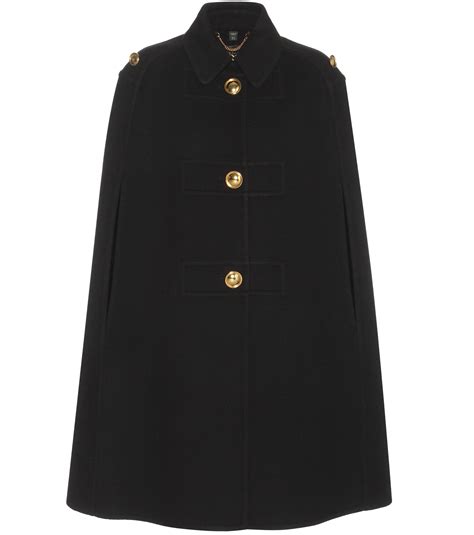 schwarzer burberry mantel|burberry cashmere cape coat.